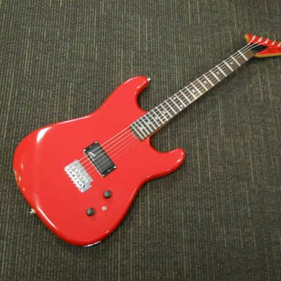 Guild Burnside Hammer Strat Style Electric Guitar  Red image 1