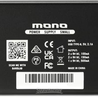 MONO 5-outlet Isolated USB Pedalboard Power Supply - Small (PFXPSSMd1) image 2