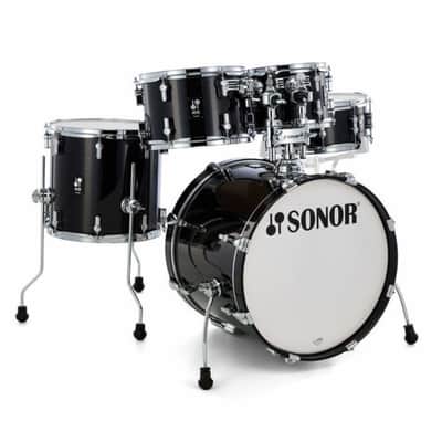 Drum Kit Sonor AQ2 Series 7ply Maple Studio, Transparent Stain Black image 2