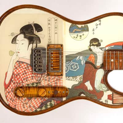 Walla Walla Maverick Pro Crystal--Utamaro "Poppin" - Authentic Wood-Block Prints Embedded in WWGC "Crystal" Top image 7