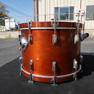 Vintage Tama 24'' Superstar Series Pure Birch Bass Drum 16x24''in Super Mahogany Lqr. (Japan - 1985) image 14