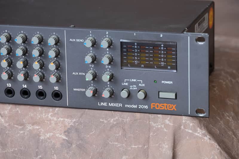 Fostex 2016 Line Mixer 16 Channel 80's - grey image 1