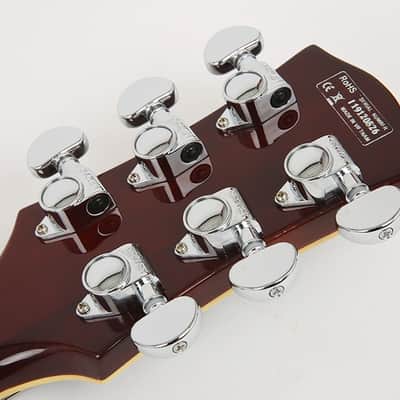 Swing MLP-100 Single Cutaway Electric Guitar Tiger Eye Flame Maple Top HH Bild 10
