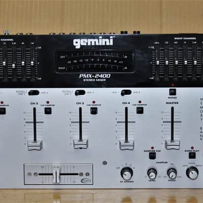Gemini   PMX-2400  4 channel Mixer with Sampler image 1