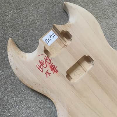 Telecaster Tele Style Basswood Guitar Body, Natural Wood, DIY Blank image 8