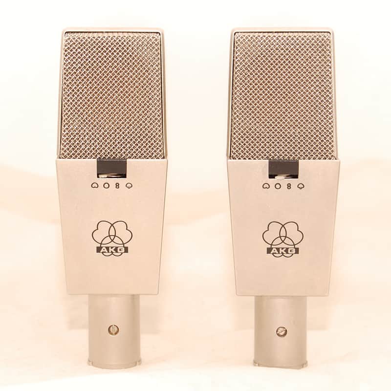 AKG C414 EB w/ Brass CK12 Capsule (Pair) image 1