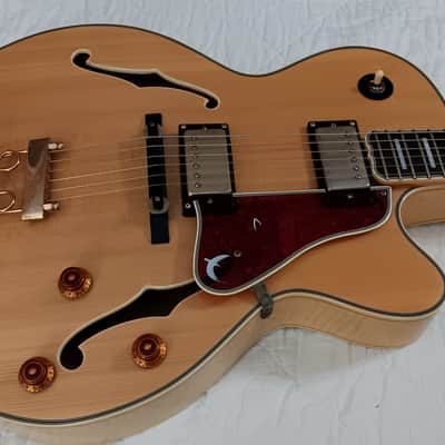 90s Epiphone Joe Pass Emperor I — Rare Early Deep Body Spec (Samick MIK) w/ OHSC - Gorgeous Natural Finish 1990s Natural image 5