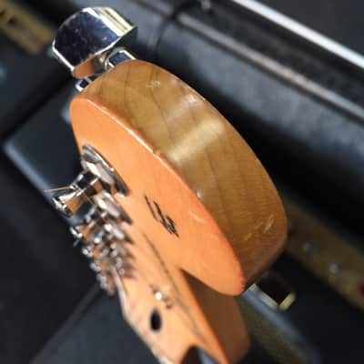 Fender Standard Stratocaster Orange Sparkle Electric Guitar - Super Clean image 6