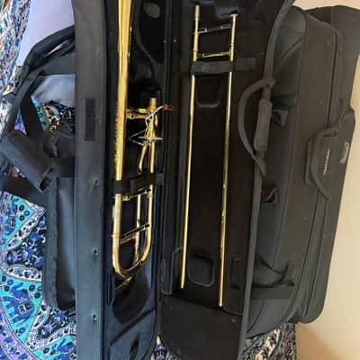 Edwards T350, Custom Tenor Trombone 1990's - Yellow Brass image 7