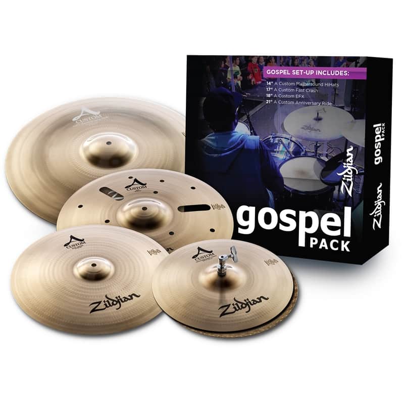 Zildjian AC0801G-A Custom Gospel Cymbal Pack image 1