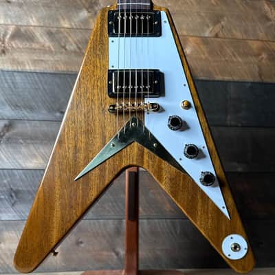 Gibson Custom 1958 Mahogany Flying V Reissue VOS *Only 6.35 Pounds!!* - Antique Natural 851264 image 1