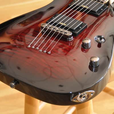 SCHECTER Demon 6 Crimson Red Burst / Demon-6 / WI21053588 image 4