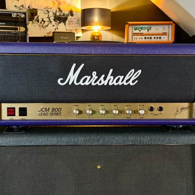 Marshall JCM 800 Lead Series 2203 100-Watt Master Volume Head 1986 - Purple image 2