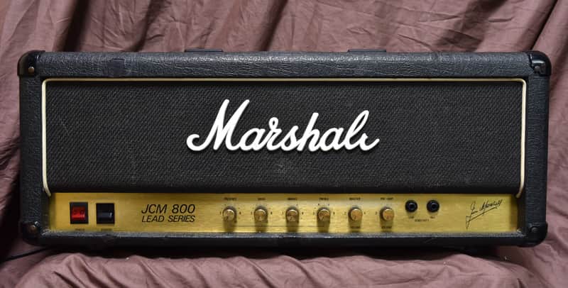 【New power tubes】Marshall JCM 800 Lead Series Model 2204 50-Watt Master Volume Mk2 Head 1988s - Black 【Offers welcome】 image 1