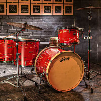 Polmuz Maple Model 1 - 22/13/16/18 - Artist Cosmic Red from Calendar - PROMO image 4