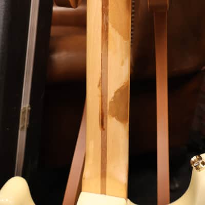 Fender 1980 The Strat Olympic White Gold Hardware OHSC image 8