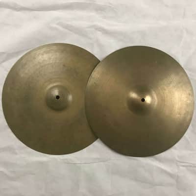 A. Zildjian 16" Small Stamp Hi-Hat Cymbals (Pair) 1957 - 1960