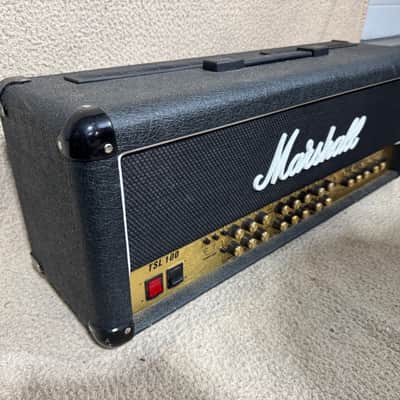 Marshall JCM 2000 TSL 100 Triple Super Lead 3-Channel 100-Watt Guitar Amp Head 2000s - Black image 2