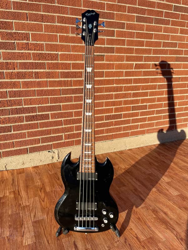 Epiphone 5-String SG Bass Black EB-35 EB35 image 1