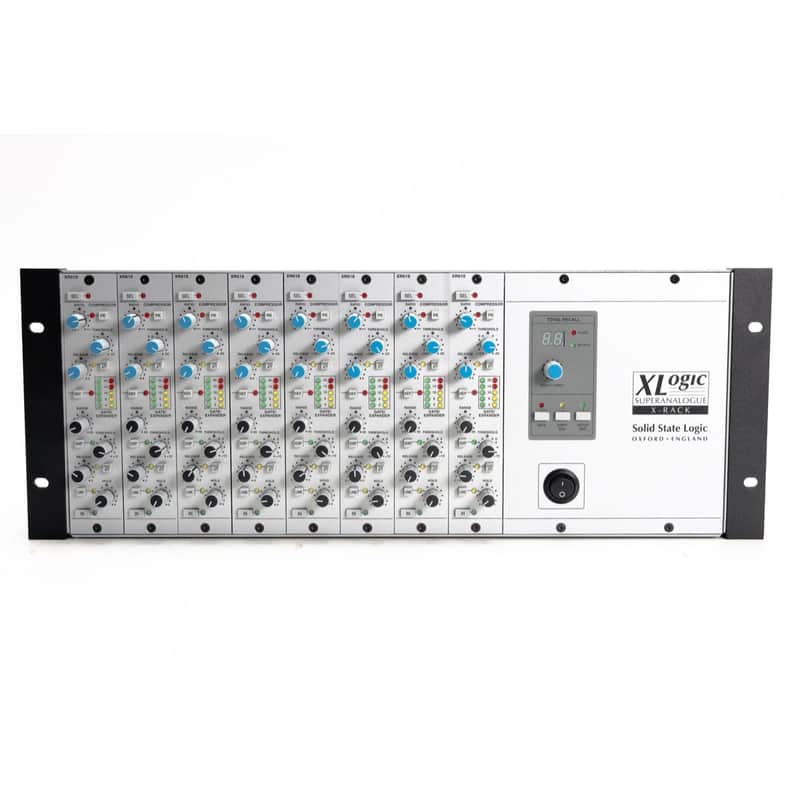 Solid State Logic Solid State Logic X-Rack Loaded with 8 XR618 Dynamics Modules (Used) image 1