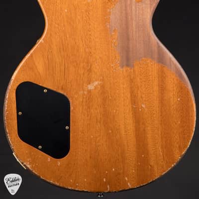 2021 - Gibson Custom Shop Made 2 Measure Murphy Lab '59 Les Paul Standard Murphy Painted Ultra Heavy Aged Orange Lemon Fade image 4