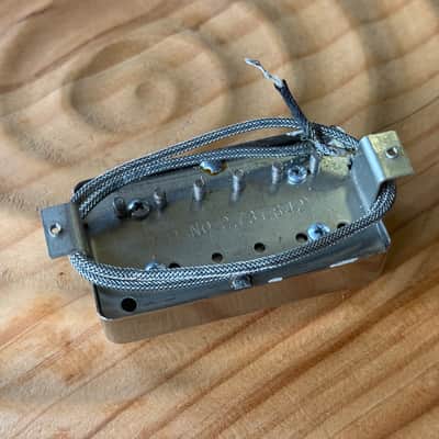 Vintage 1970's or 1980's Gibson Pat. No. 2,737,842 Humbucker Pickup - Chrome image 5