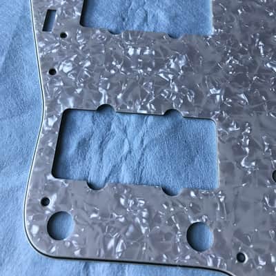 Custom New 4 Ply Ivory White Pearl Japan Jazzmaster Style Guitar Pickguard Scratch Plate image 3