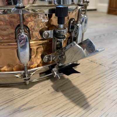 Tama Hand Hammered 14in Snare 1990 - Bronze/Brass image 2