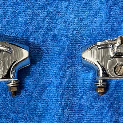 Sonor Phonic Floor Tom Leg Mounts/Spur Mounts 1978 - Chrome image 2