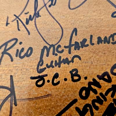 Robert Johnson Tribute Guitar - Delta Blues Parlor Guitar Autographed by BB King, Robert Cray, Buddy Guy, Jeff Healey image 23