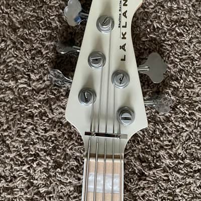 2025 Lakland Skyline DJ-5 Darryl Jones Bass / 5-String / Maple Fretboard / Olympic White Pearl image 7