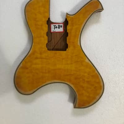 Quilted Maple Top DIY Mahogany Guitar Body