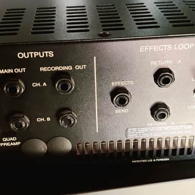 Mesa Boogie Quad Preamp with FU-2A Footswitch 1980s - Black image 6