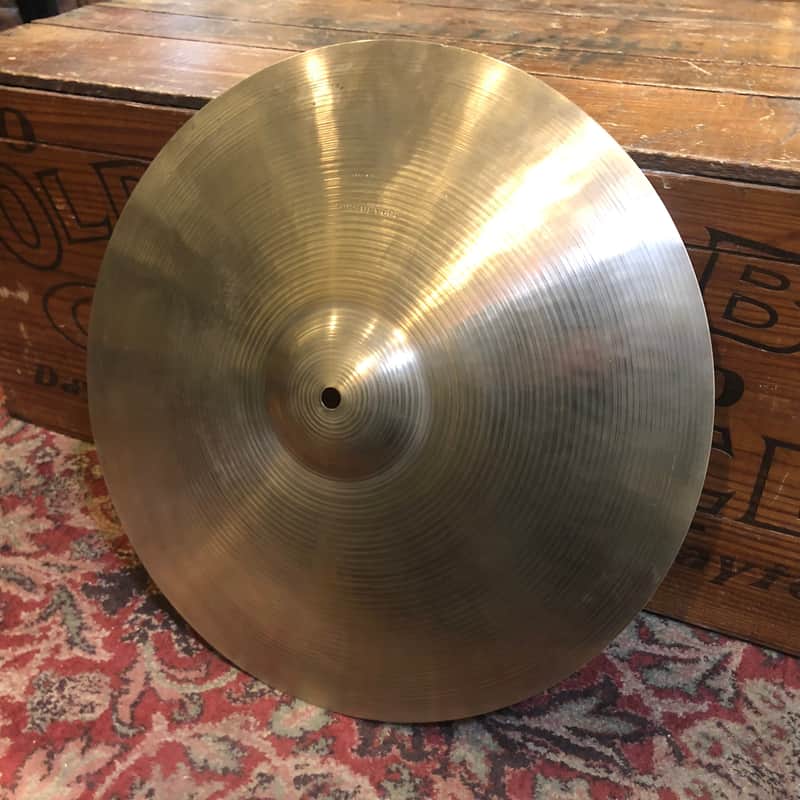 Paiste 16" Formula 602 "Pre-Serial" Thin Cymbal 1959 - 1971 image 2
