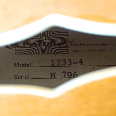 1971 Ovation Thunderhead Storm Series Vintage Hollowbody Electric Guitar Blonde image 8