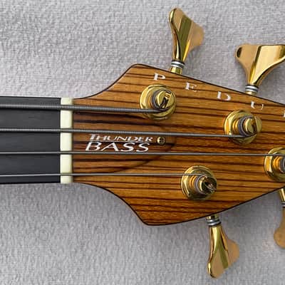 Pedulla ET4 Thunderbass Zebrawood w/ OHSC image 7