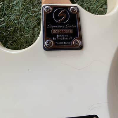 Samick Greg Bennet Signature Series Strat MB-1/PW - Cream Off-White image 12