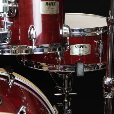 Mapex M Birch Drum Kit 22 10 12 14 16+ 14 Snare Transparent Cherry image 3