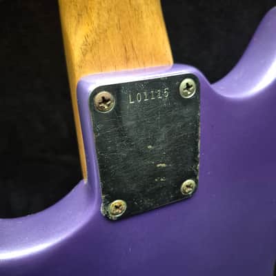 1963 Fender Duo-Sonic with Rosewood Fretboard - Transparent Red under Purple image 8