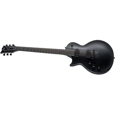 ESP LTD Eclipse EC-1000 Baritone Left Handed Guitar w/ Fishman Fluence Pickups - Charcoal Metallic Satin image 4