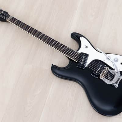 1988 Mosrite Ventures Model VMG-900 ‘65 Vintage Reissue Black w/ Case, Japan Kurokumo image 12