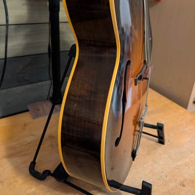 1951 Gibson TG-50 Tenor Archtop Acoustic Guitar Sunburst NO Repairs W/Case image 8