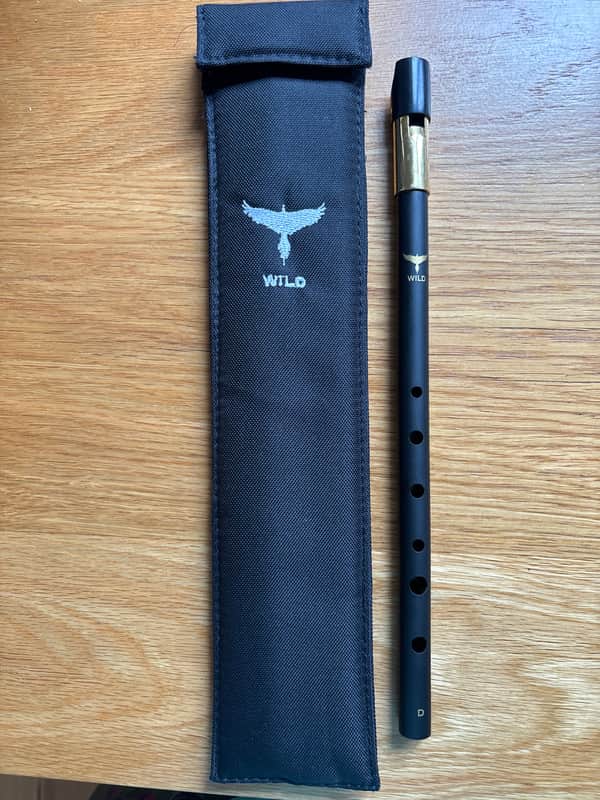 McNeela Wild Irish whistle (high D) 2026 - Black image 1