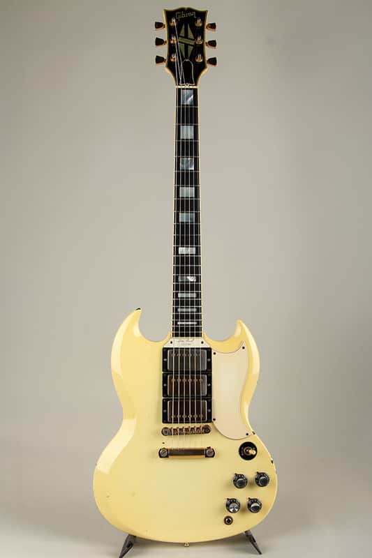 Gibson SG Custom 3 Pickups White 1992 | Reverb