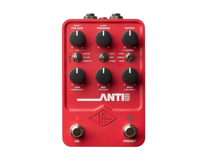 Universal Audio ANTI 1992 High Gain Amp - Red