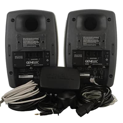 Genelec 8330APM 5" Studio Monitor Pair Dark Grey image 2
