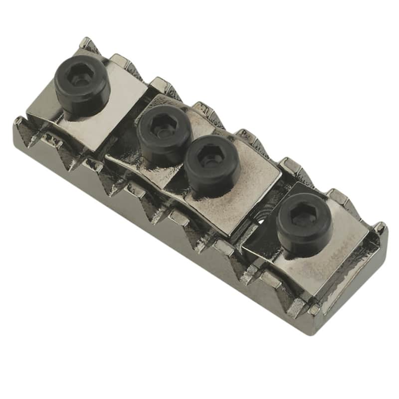Authentic Floyd Rose 7-String Locking Nut - Black Nickel image 1