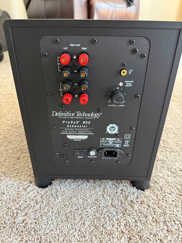 Definitive Technology ProSub 800 image 1