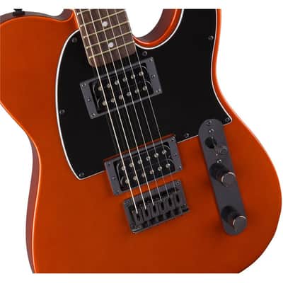 Squier FSR Affinity Telecaster HH Electric Guitar in Metallic Orange image 6