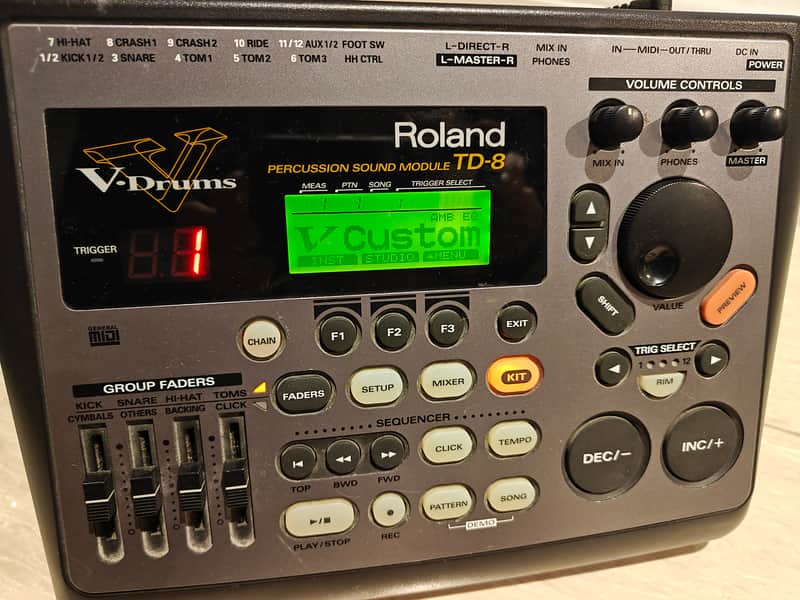 Roland TD-8 V-Drum Percussion Sound Module | Reverb